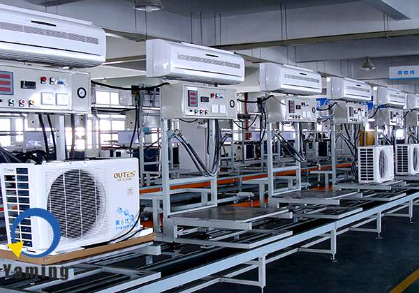 Air conditioning assembly line